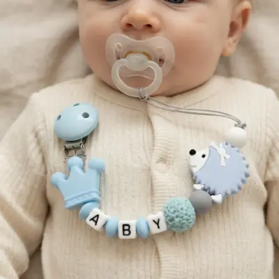 Playful Hedgehog Crown Dummy Clip