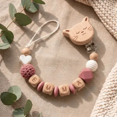 Safe And Lovely Beaded Dummy Clip