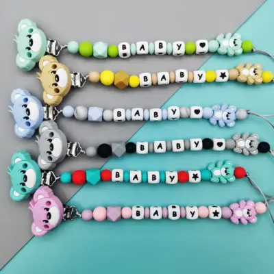 Sweet Two Bear Baby Dummy Clip