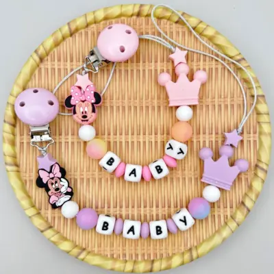 Baby Cartoon Star Luminous Dummy Clip